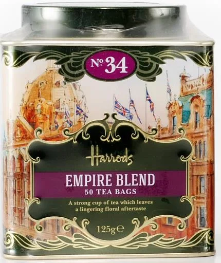 HARRODS 新傳統34號帝國綜合紅茶茶包(50入) 外包裝