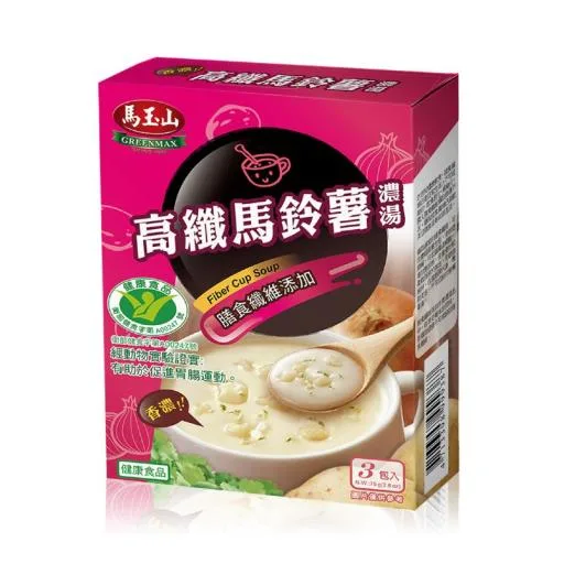 高纖馬鈴薯濃湯25g×3pcs(盒) 外包裝