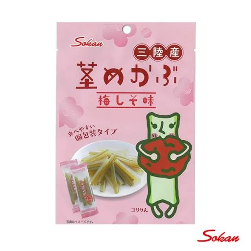 日本三陸產海帶莖(紫蘇梅風味) 外包裝