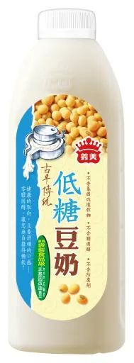 義美低糖豆奶 1L 外包裝