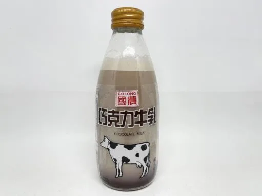 國農(玻)巧克力牛乳240ml(保久乳飲品) 外包裝