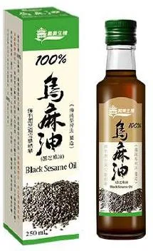 義美生機100%烏麻油 (黑芝麻油) 外包裝