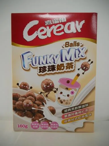 喜瑞爾FUNKY MIX珍珠奶茶風味 外包裝