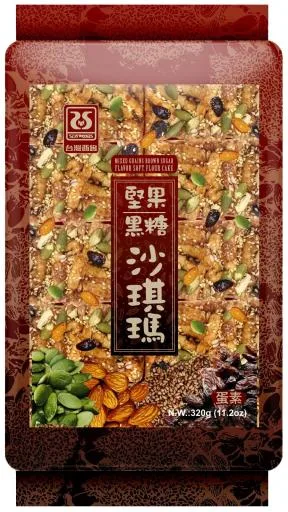 堅果黑糖沙琪瑪 外包裝