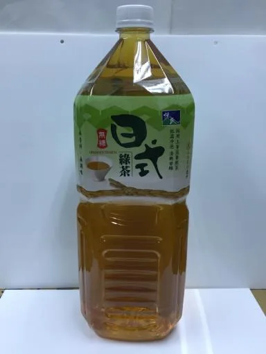 2000ml悅氏日式綠茶(無糖) 外包裝