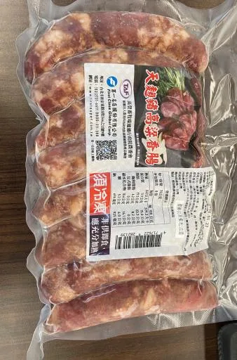 天麴豬高梁香腸 外包裝