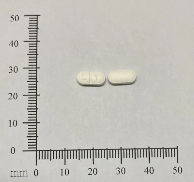 莫沙帝膜衣錠5毫克外觀