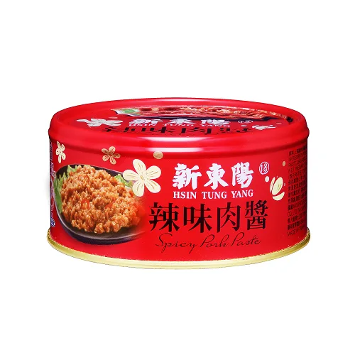 新東陽辣味肉醬160G 外包裝