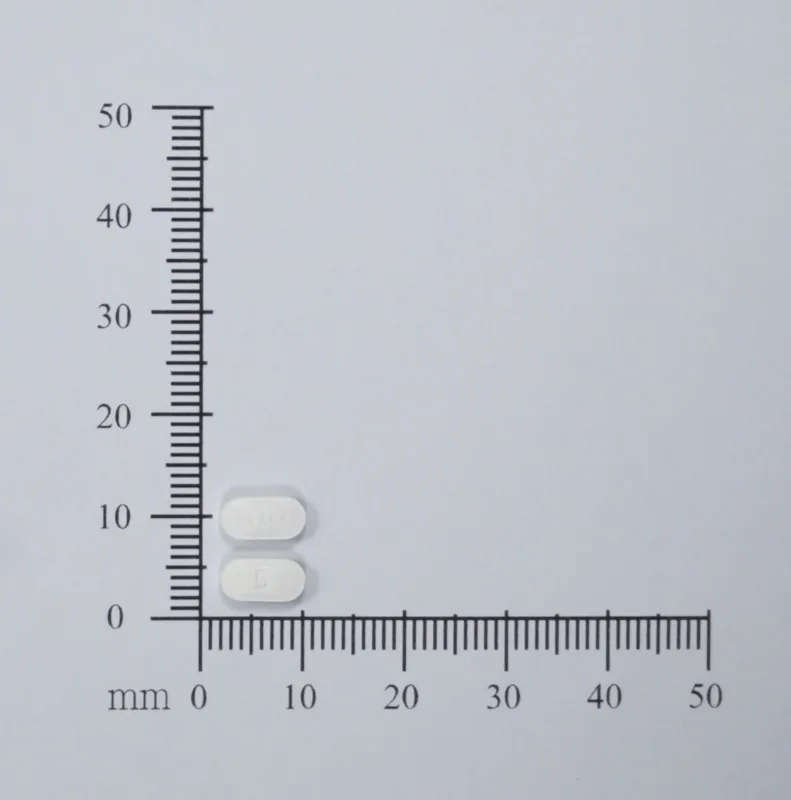 樂命達可溶咀嚼錠５毫克外觀