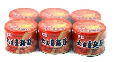 大土豆麵筋 (罐六入) 外包裝