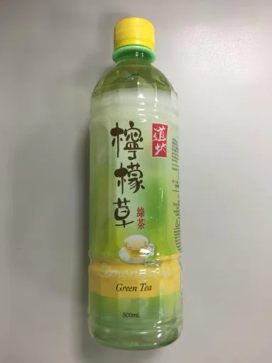 道地檸檬草綠茶500mL 外包裝