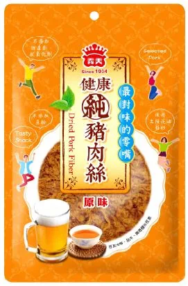 義美健康純豬肉絲(原味) 外包裝