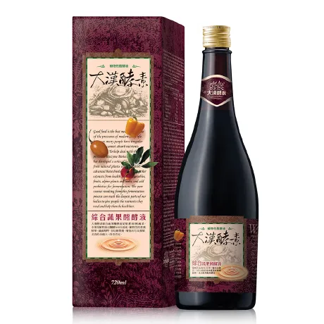 綜合蔬果醱酵液720ml/瓶 外包裝