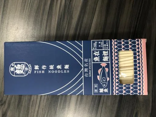 鮮作純魚麵(鱸魚) 外包裝
