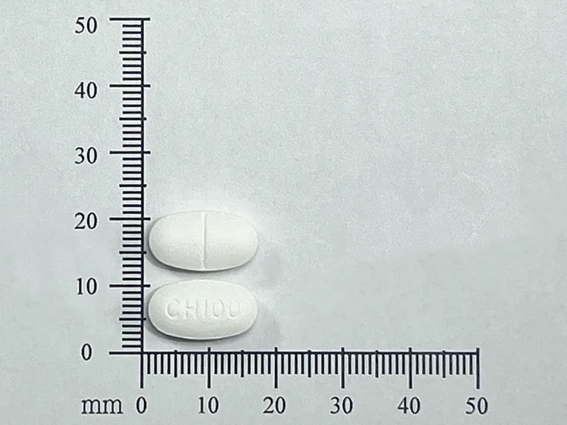 ‶正和″喜糖穩膜衣錠50/500毫克外觀
