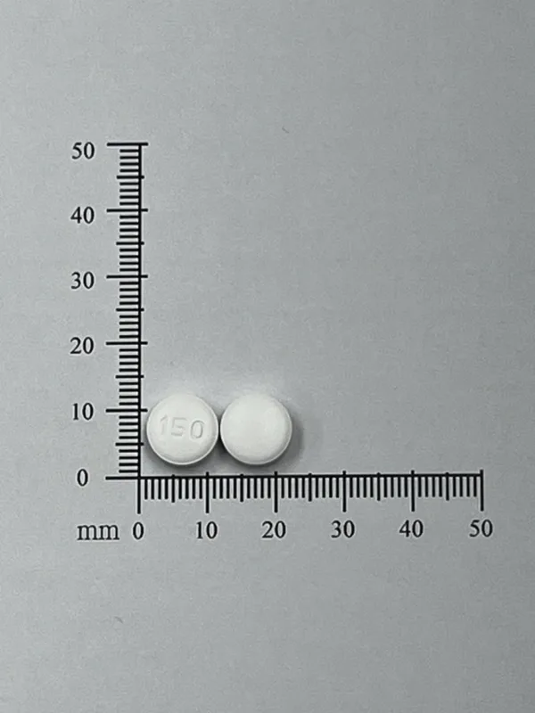 艾肺靈膜衣錠150毫克外觀