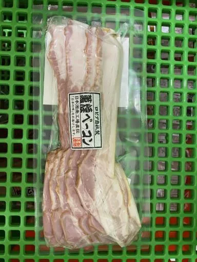 自家工房製培根薄片 外包裝