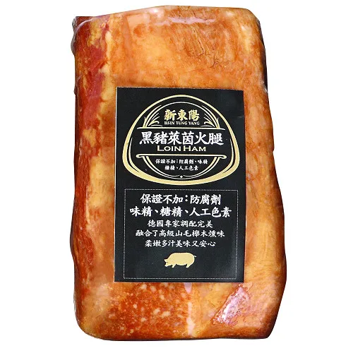 新東陽黑豬萊茵火腿零秤HG 外包裝