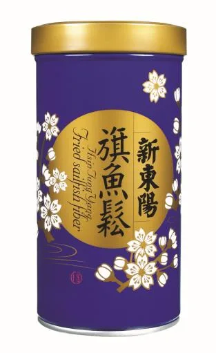 新東陽旗魚鬆新典雅罐(外銷) 外包裝