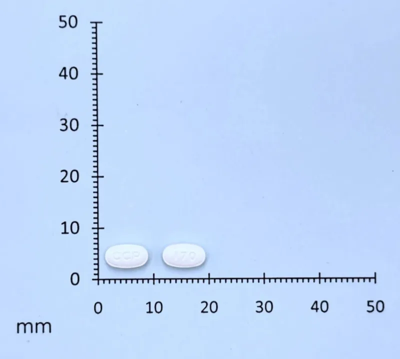 萊欣膜衣錠 5 毫克外觀