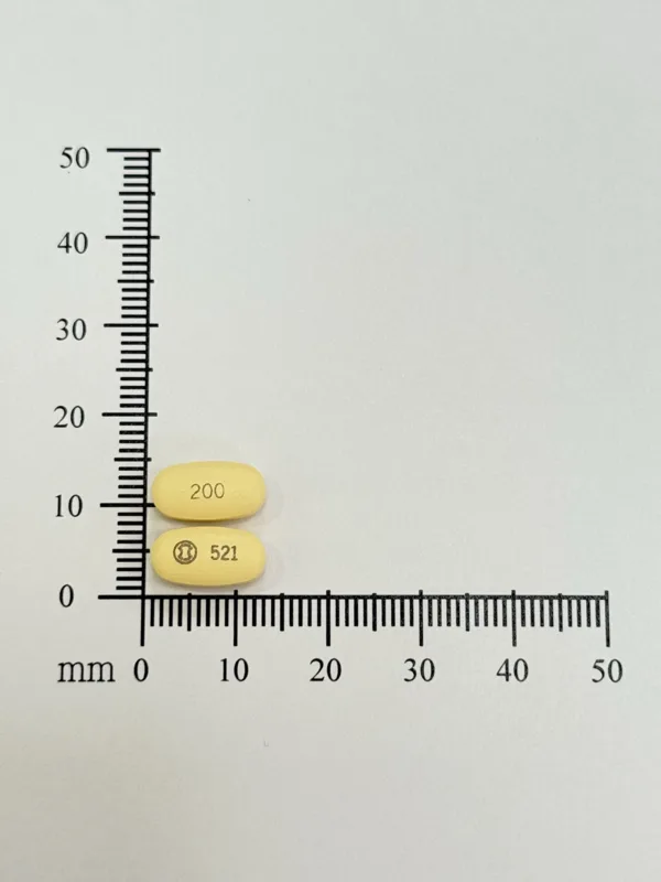 比樂舒活錠200毫克外觀