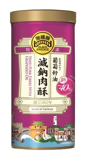 大減鈉肉酥－經典罐裝 外包裝