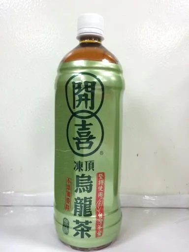 開喜凍頂烏龍茶(無糖)975ml 外包裝