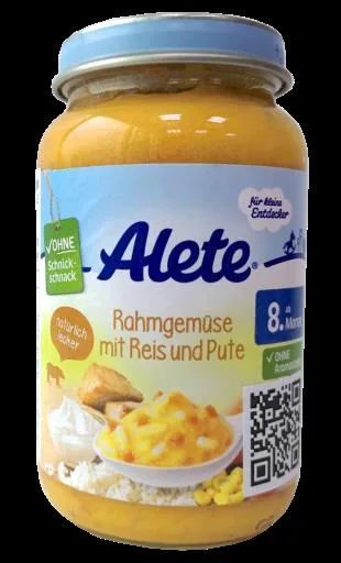 ALETE奶油蔬菜火雞米飯 外包裝