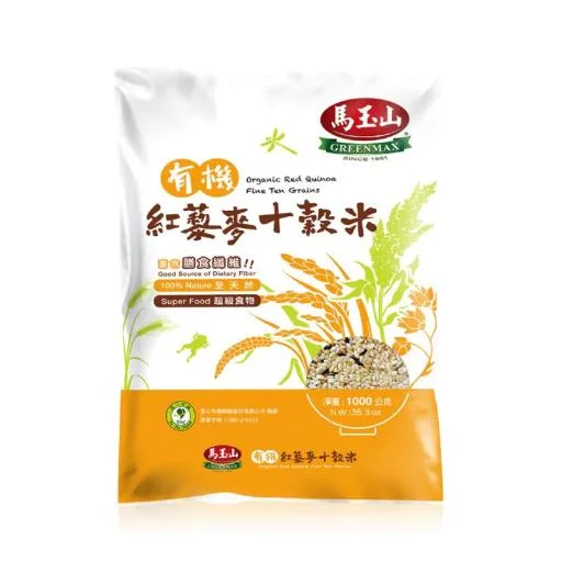 有機紅藜麥十穀米1000g(包) 外包裝