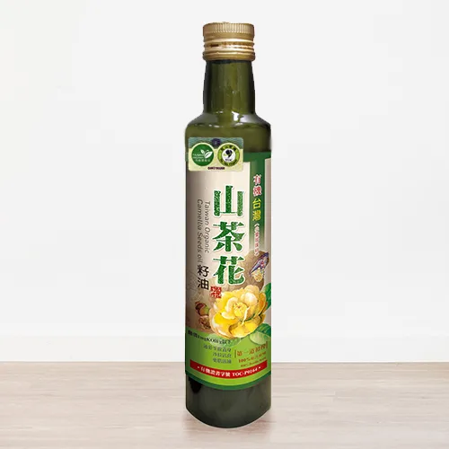 有機台灣山茶花籽油250ml 外包裝