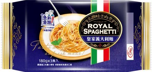 皇家義大利麵180g(JA040139) 外包裝