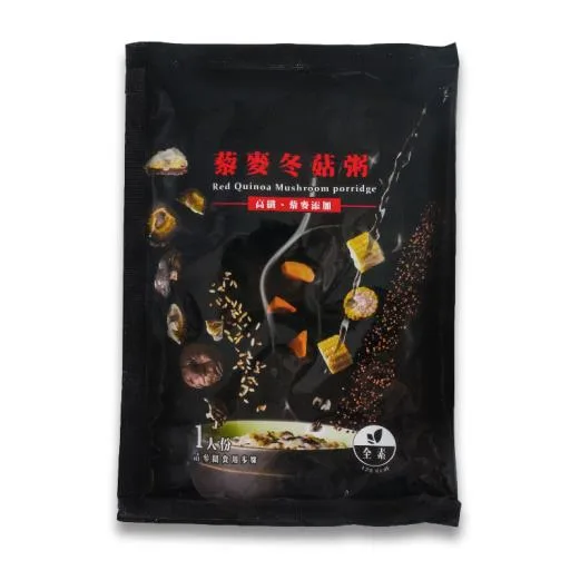 【即食沖泡】藜麥冬菇粥３２ｇ-單包裝 外包裝