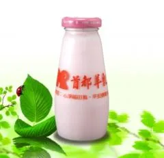 首都草莓調味羊乳飲品 外包裝