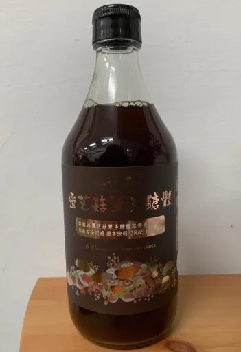 靈芝菇蕈多醣體經典醬油 外包裝