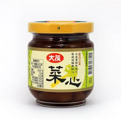 大茂菜心(小瓶) 外包裝