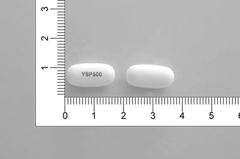 永滅疱膜衣錠500毫克外觀