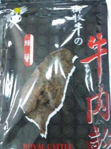 鈜景辣味牛肉乾 100g/包 外包裝