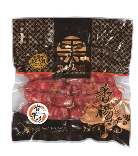 １斤古早味黑豬肉香腸－真空 外包裝