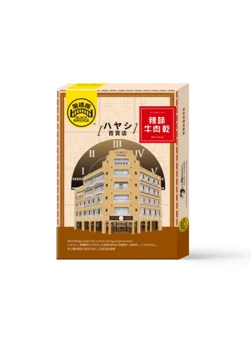 辣味牛肉乾－林百貨盒 外包裝