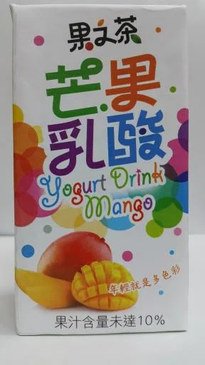 果之茶芒果乳酸 外包裝