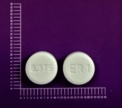 立鎮安持續性藥效錠0.375毫克外觀