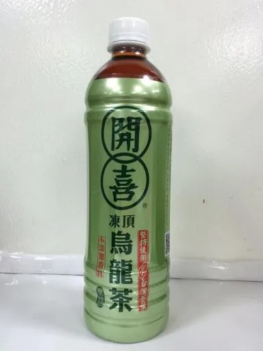 開喜凍頂烏龍茶(無糖)575ml 外包裝