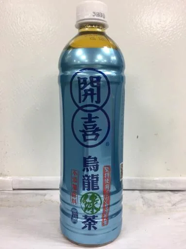 開喜烏龍綠茶(無糖)575ml 外包裝