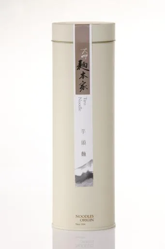 鐵罐裝芋頭麵 外包裝