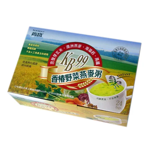 肯寶KB99香椿野菜燕麥粥 外包裝