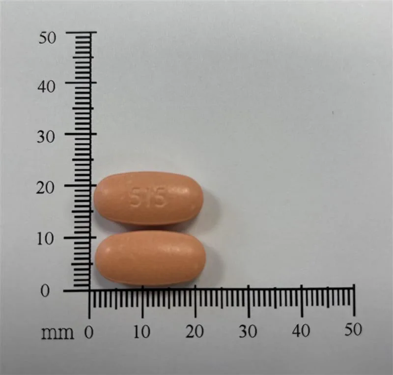 捷糖穩 50/850 毫克 膜衣錠外觀