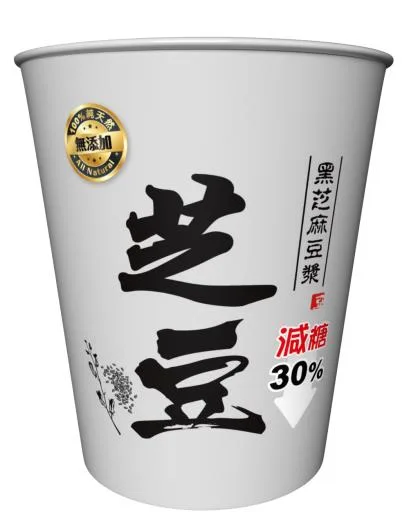 黑芝麻豆漿(杯) 外包裝
