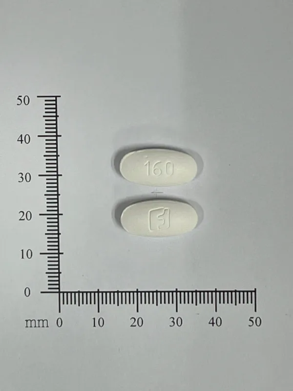 弗尼利脂寧１６０毫克膜衣錠外觀