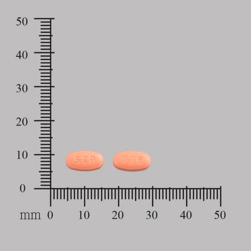 雙適壓膜衣錠80/12.5毫克外觀