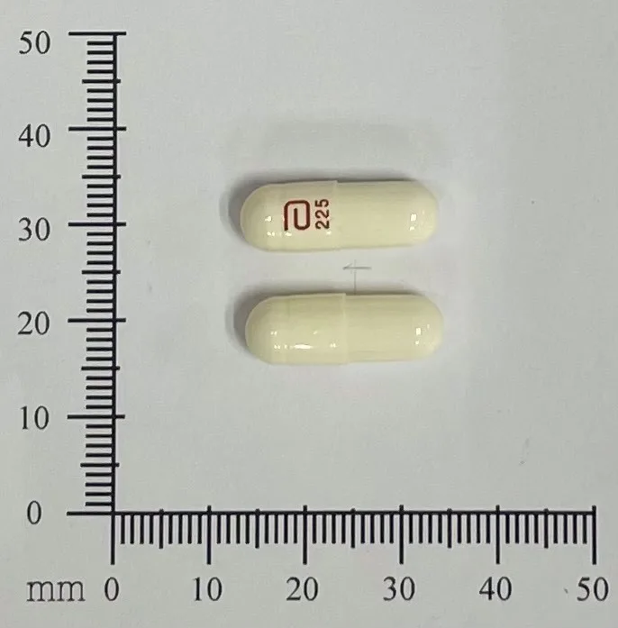 心利正緩釋膠囊225毫克外觀